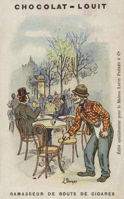 Ramasseur de Bouts de Cigares by Louis Borgex
